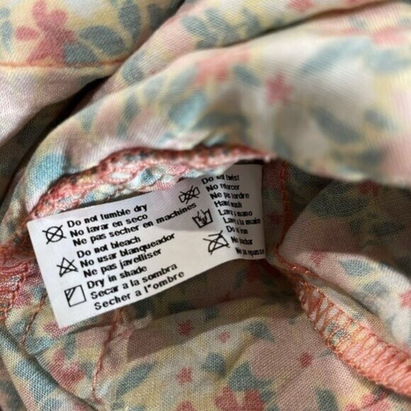 Maaji Caftan Floral Beach Boho Cherry Blossom Dress Swim Cover Feminine Tassel - Picture 7 of 9